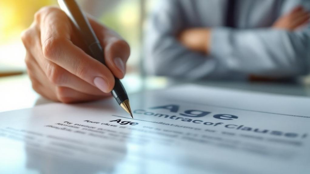 leeftijdsbepaling in contract